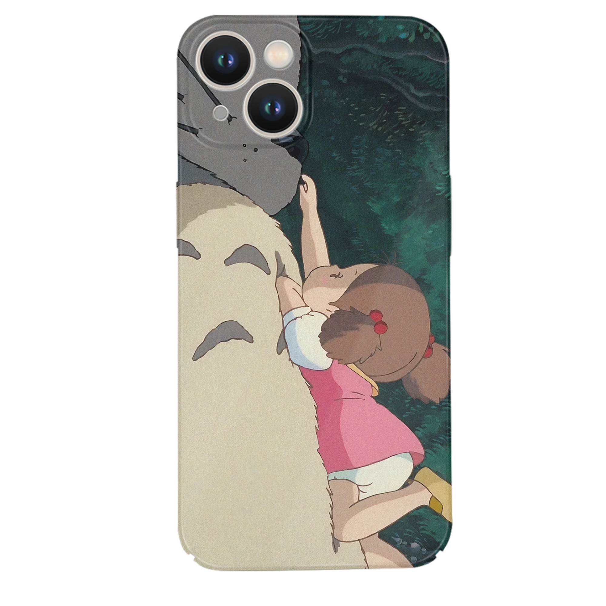 （画像用） となりのトトロ 草壁メイ 草壁サツキ My Neighbor Totoro Satsuki Kusakabe Mei Kusakabe 【iPhone 14シリーズ対応】ハードケース